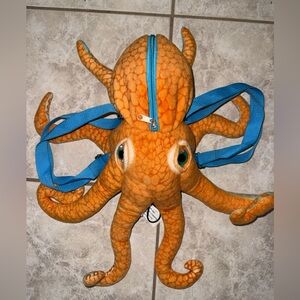 Seaworld LIMITED EDITION Plush Octopus Backpack
